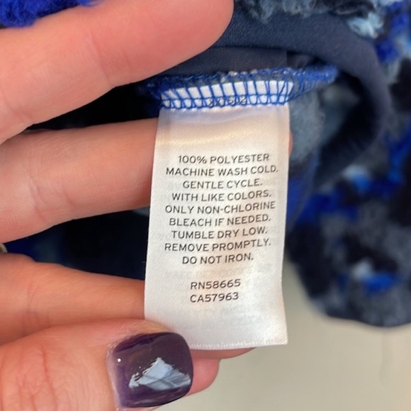 NWT Nordstrom x Christina Martinez High Pile Camo Fleece Jacket Size Small - Picture 6 of 8